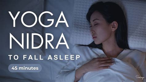 yoga nidra to fall asleep.